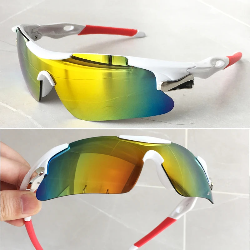 2026 UV400 Outdoor Sport Cycling Sunglasses Windproof Mountain Bike Bicycle Glasses for Men And Women Hiking Running
