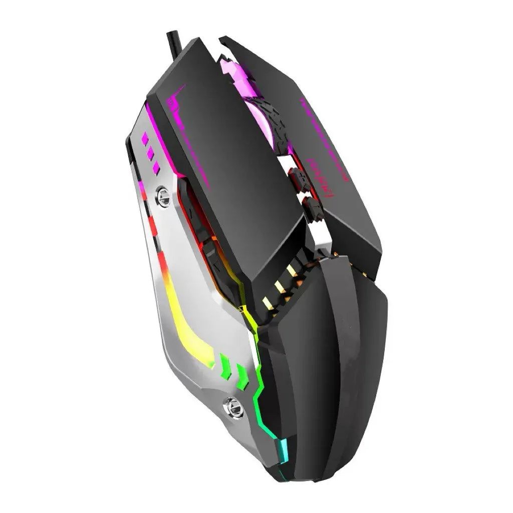RGB žična miška z dvojnim načinom, 2.4G brezžična gaming miška, polnilna tiha miška, nastavljiva 3600 DPI, miška za prenosnik