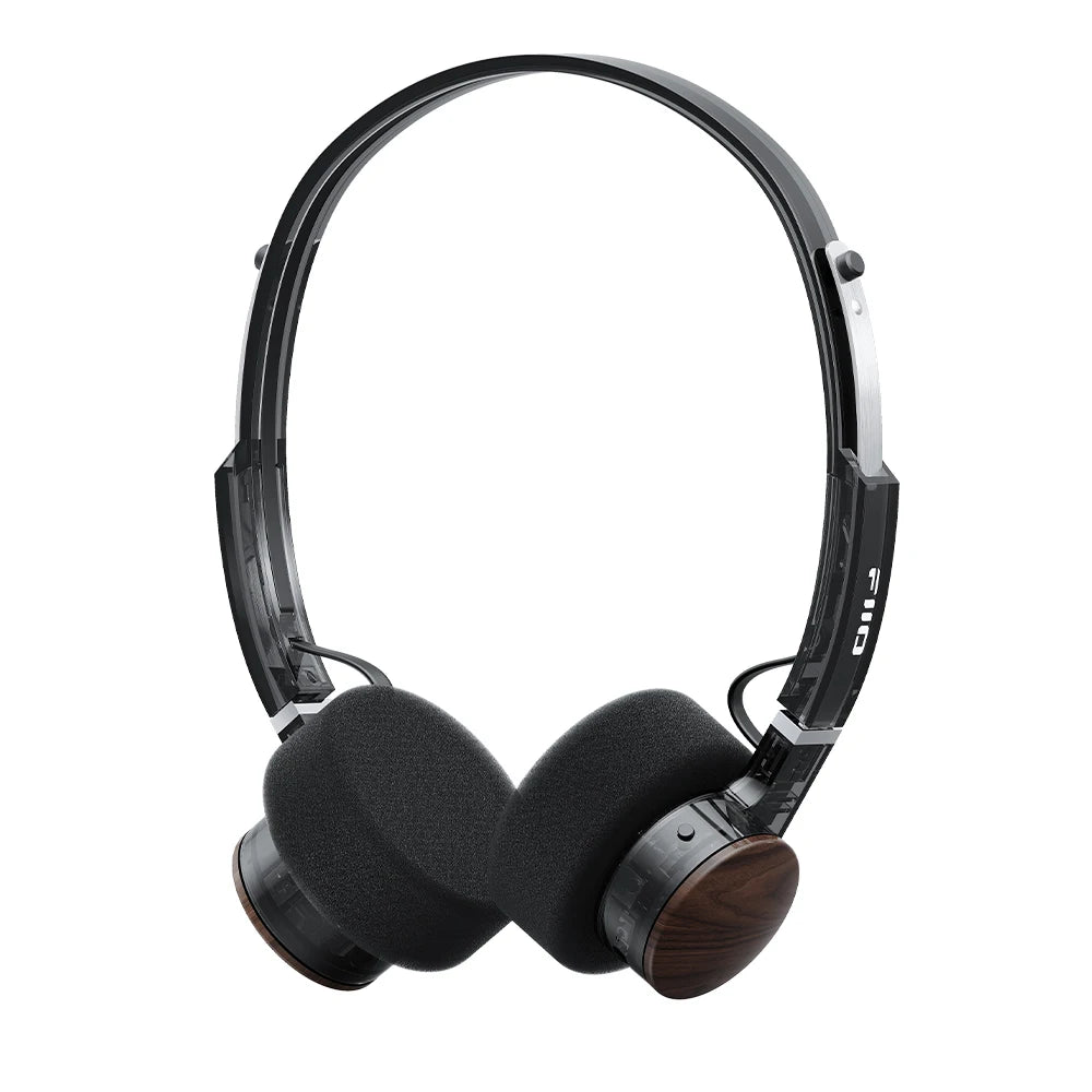 FIIO EH11 On-Ear-Bluetooth-Kopfhörer – Hi-Res LDAC kabelloses Bass-Headset, 30H Akku, Dual-Device-Verbindung & leichtes Retro-Design