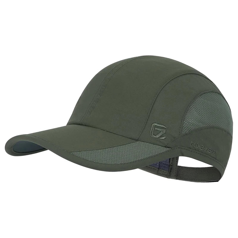 GADIEMKENSD Unisex Quick Dry Sports Cap - Running, Hiking, Golf - Sun Protective Outdoor Cap (Gorra Running, Boné Corrida)