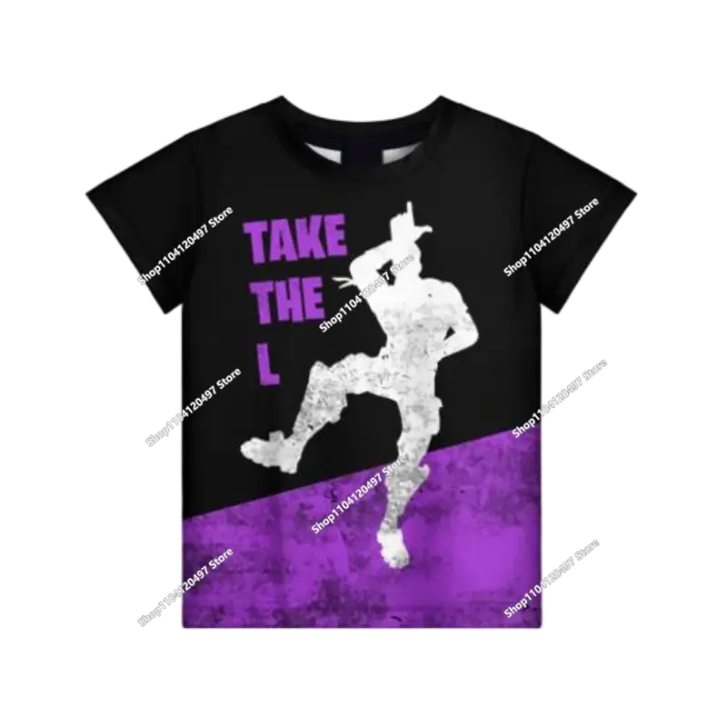 Autumn New Sweatshirt T-shirt Fortnite 3D Digital Printing Loose Comfortable Hooded Pullover