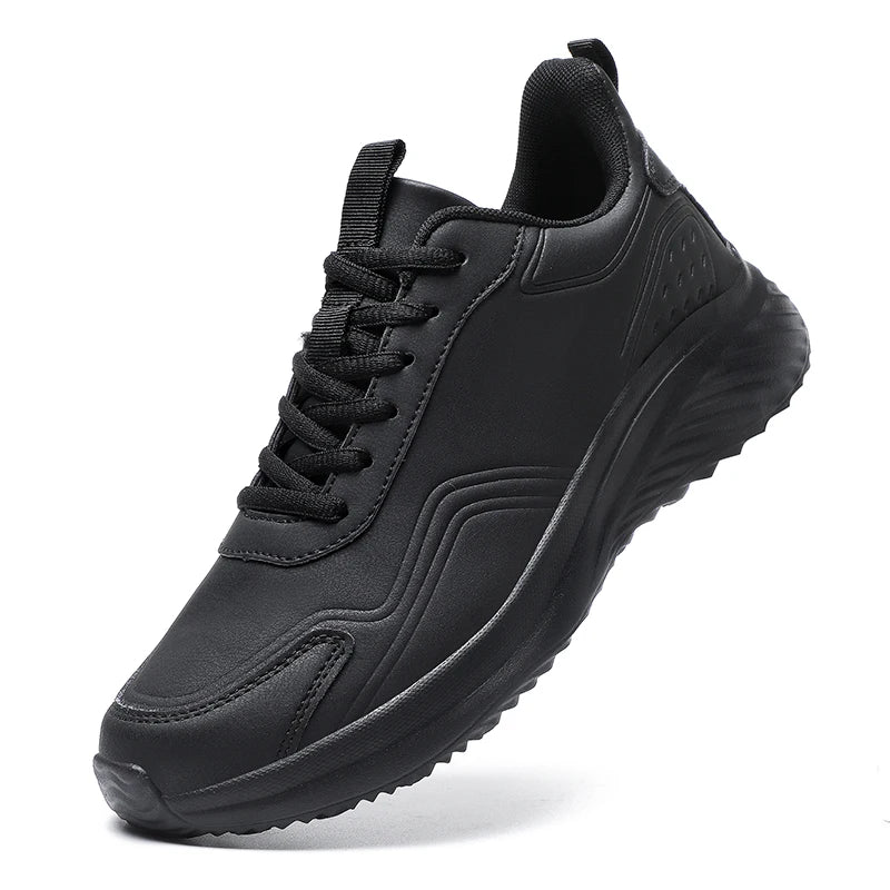 Autumn and Winter Men's Waterproof Sneakers, Soft and Cushion Sport Shoes for Walking, Plus Size 39-48 Casual Shoes for Men