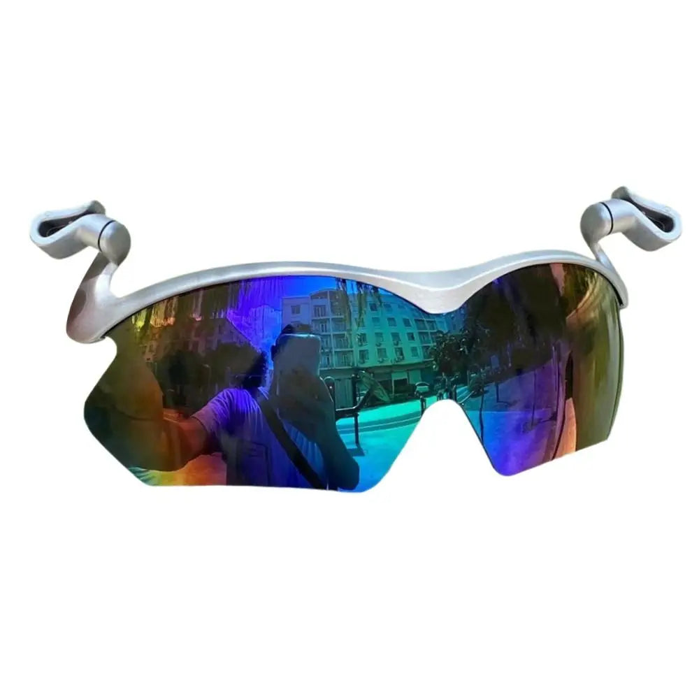 Clip Cap Sports Sunglasses, Clip On Hat Polarized Sunglasses, Flip-Up Cover UV Protection Fishing Cycling Outdoor Sunglasses