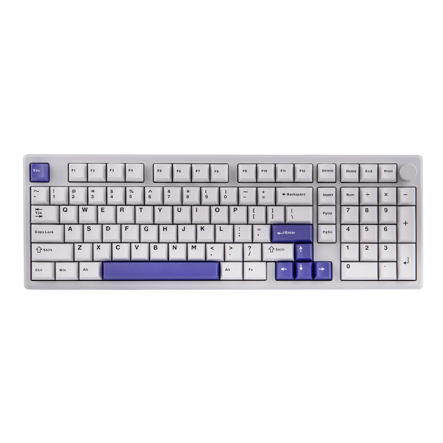 EPOMAKER Galaxy100 QMK/VIA 1800 ANSI Layout Aluminum Gasket Wired/BT5.0/2.4Ghz Mechanical Gaming Keyboard with 8000mAh Battery