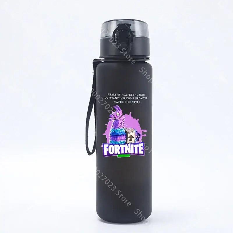 650ML Fortnites Sports Water Bottle Kawaii Motivational Leak Proof Portable Reusable Cups Outdoor Travel Gym Jugs New Cute Gifts