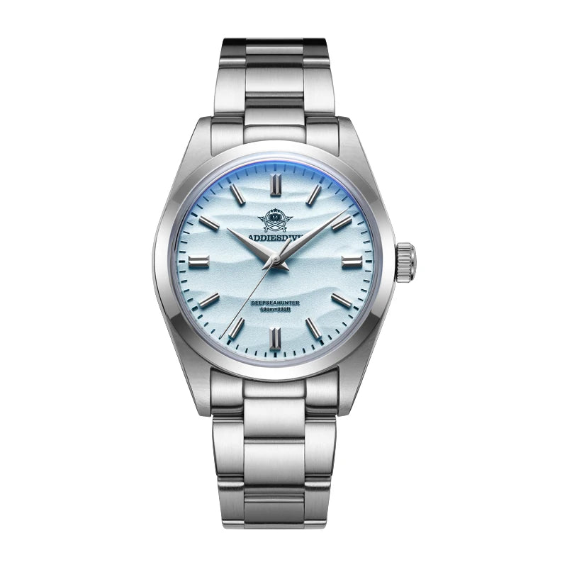 ADDIESDIVE HOT AD2030 36mm Men's Watch Relogios Masculino No Logo Sports Bubble Mirror Pot Cover Glass 10Bar Quartz Wristwatches