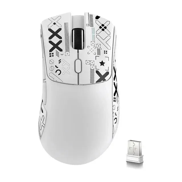 Rato ultraleve ATTACK SHARK R1 59g com PAW3311, 18000DPI, 400IPS, 40G, 1000Hz, Tri-Mode, controlador Broadcom BK3633, 20 milhões de cliques
