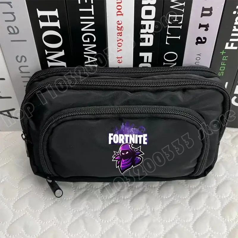 Fortnite Pen Box Creative Game Pattern Pencil Case Harajuku Storage Bag Boy Girl Back to School Supplies Birthday Party Gifts