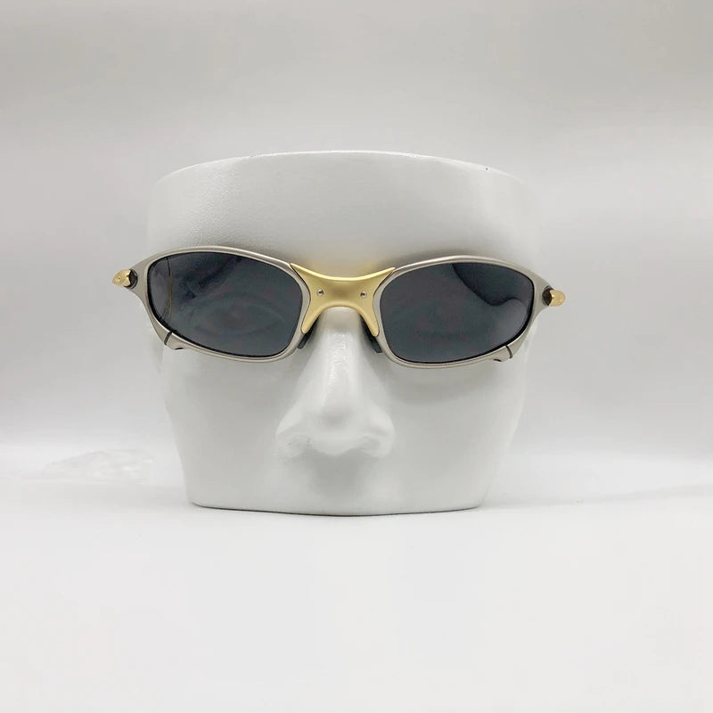 MTB Man Polarized Sunglasses Cycling Glasses UV400 Fishing Sunglasses Metal Bicycle Goggles Cycling Eyewear Riding Glasses B2-7