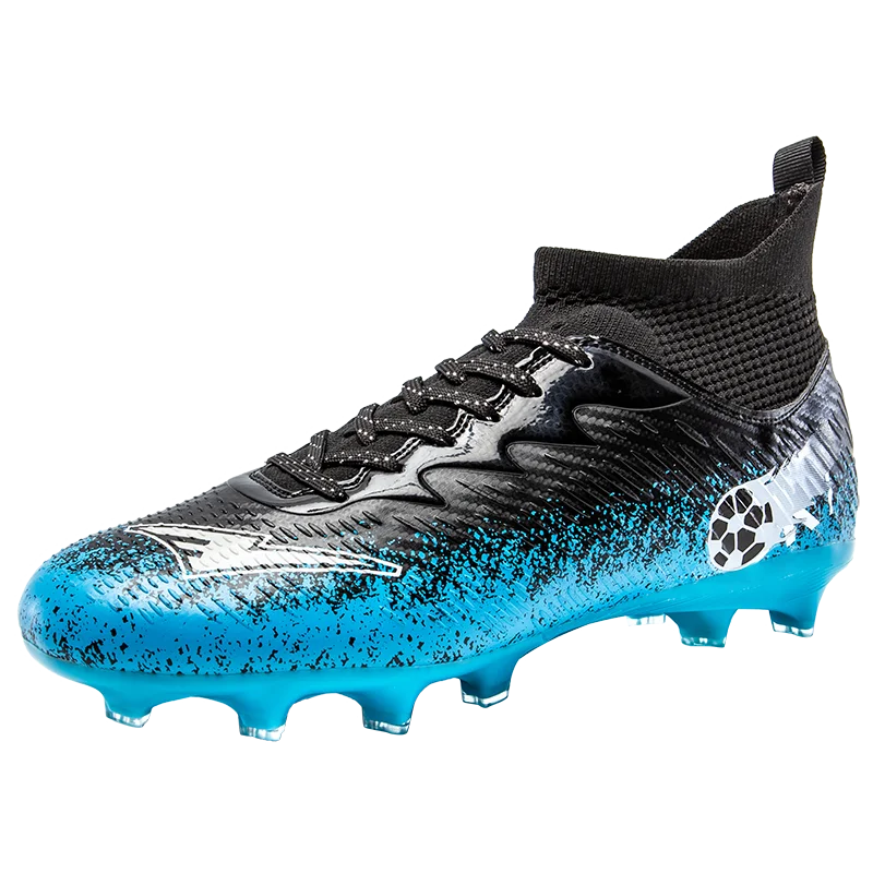 Pro Performance HighCut Soccer Boots FG Long Studs Breathable Lightweight Cleats for Outdoor Grass Matches and Daily Training