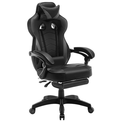 WOLTU Racing Gaming Chair Swivel Desk Office Computer Chair Sports Seat with Headrest Lumbar Cushion Footrest Gamer Chair