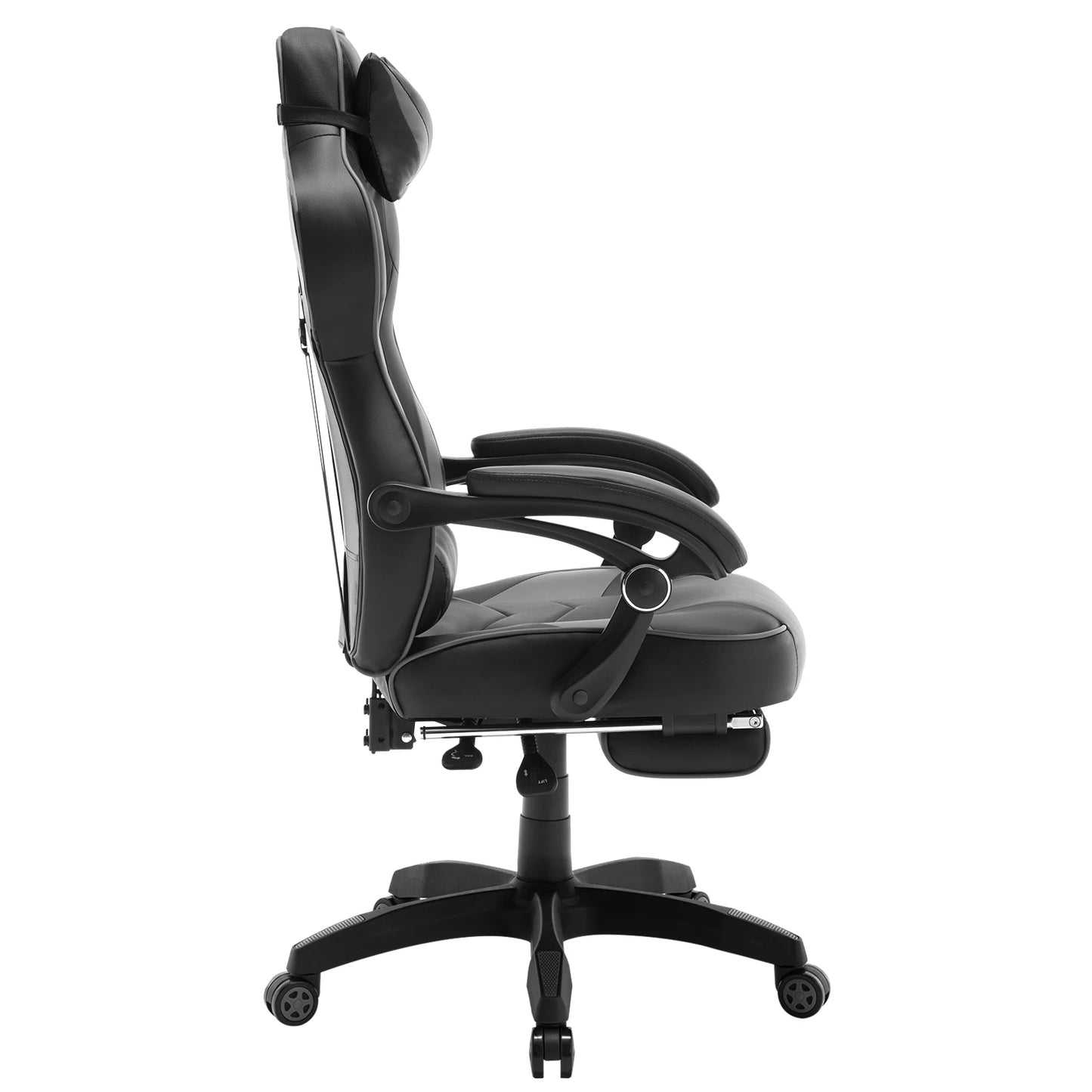 WOLTU Swivel  Gaming Racing Chair Desk Office Computer Chair Sports Seat with Headrest Lumbar Cushion Footrest Gamer Chair