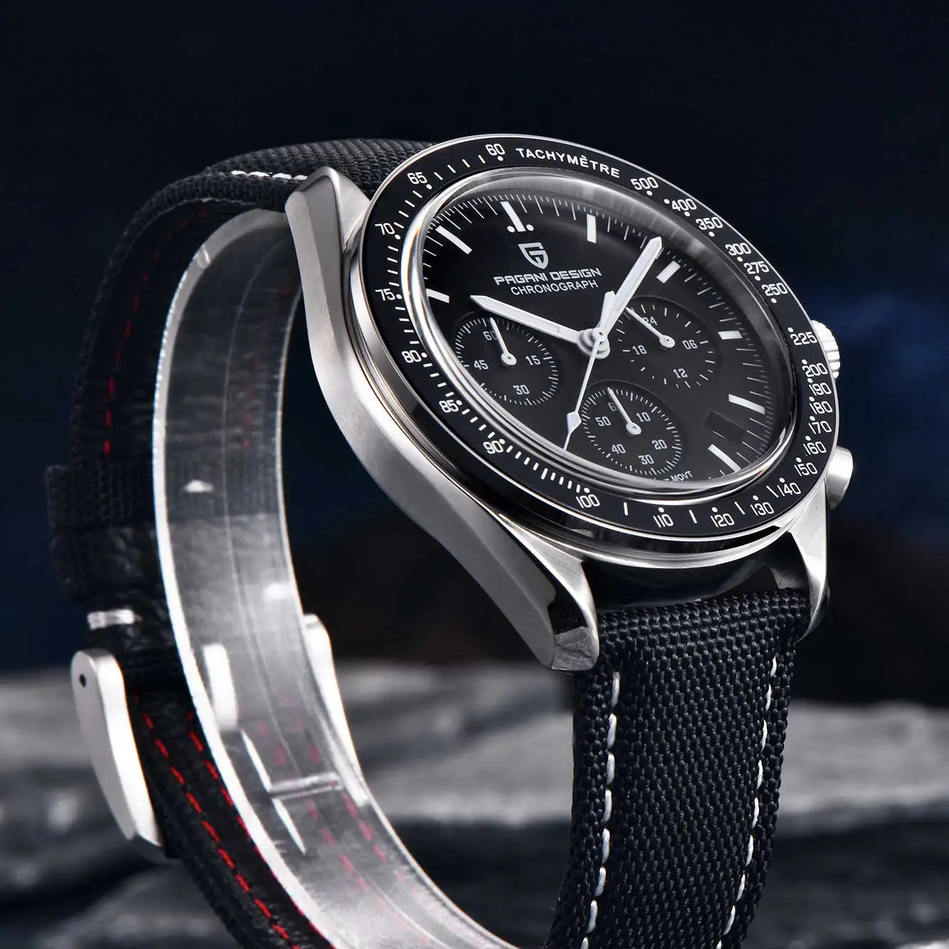 PAGANI DESIGN Moon ST6 luxury automatic men’s Watch, business watch for men, mechanical watch, luminous, sapphire glasses, nylon strap, EU local delivery 2026