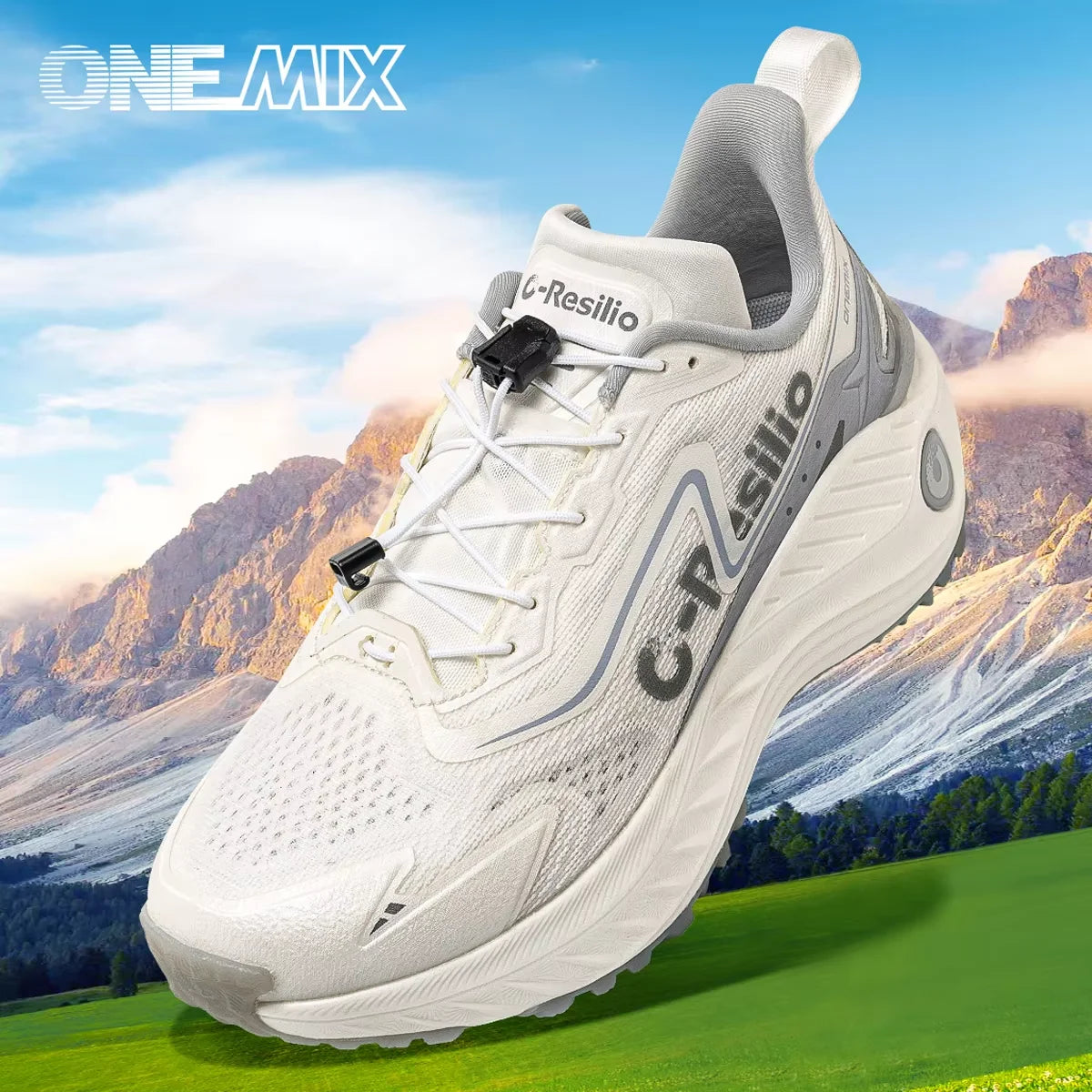 ONEMIX Outdoor Hiking Shoes Casual Mesh Sports Light Wear Running Shoes Men Non-slip Wear-resistant Climbing Shoes Women