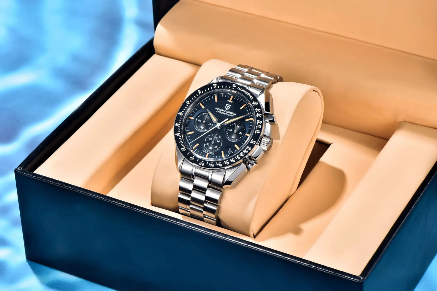 PAGANI DESIGN Moon ST6 luxury automatic men’s Watch, business watch for men, mechanical watch, luminous, sapphire glasses, nylon strap, EU local delivery 2026