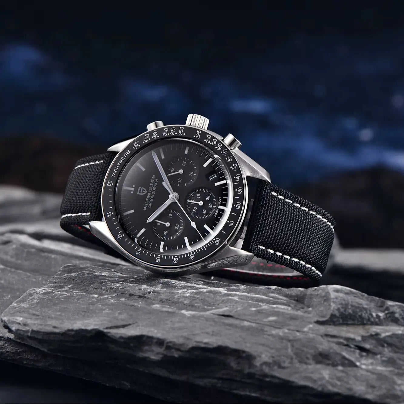 PAGANI DESIGN Moon ST6 luxury automatic men’s Watch, business watch for men, mechanical watch, luminous, sapphire glasses, nylon strap, EU local delivery 2026