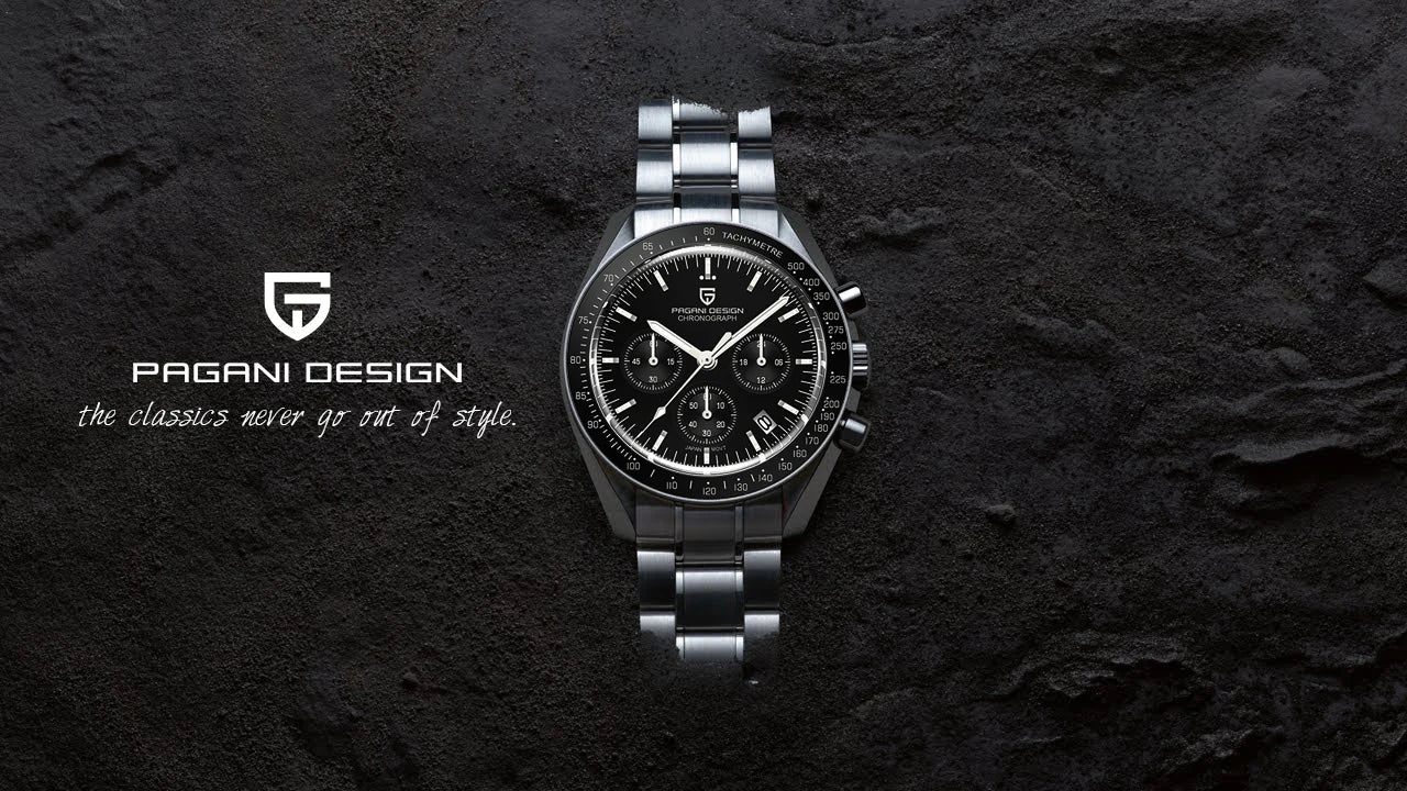 PAGANI DESIGN Moon ST6 luxury automatic men’s Watch, business watch for men, mechanical watch, luminous, sapphire glasses, nylon strap, EU local delivery 2026