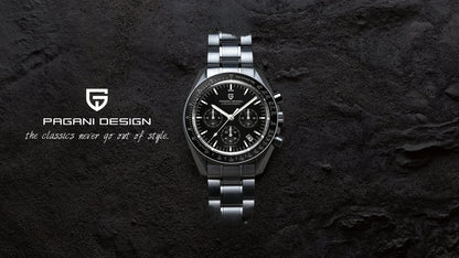 PAGANI DESIGN Moon ST6 luxury automatic men’s Watch, business watch for men, mechanical watch, luminous, sapphire glasses, nylon strap, EU local delivery 2026