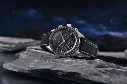 Orologio da uomo PAGANI DESIGN Planetary Series Saturn Light Tan al quarzo, cronografo Speed, vetro zaffiro AR, novità 2026