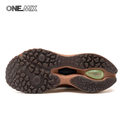 ONEMIX Outdoor Hiking Shoes Casual Mesh Sports Light Wear Running Shoes Men Non-slip Wear-resistant Climbing Shoes Women