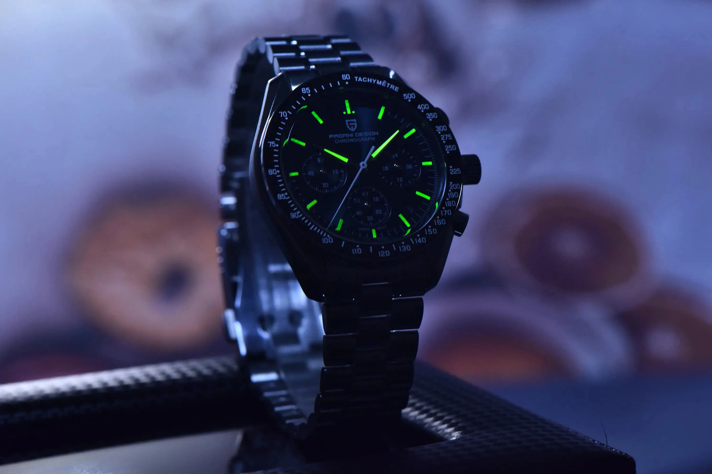 PAGANI DESIGN Moon ST6 luxury automatic men’s Watch, business watch for men, mechanical watch, luminous, sapphire glasses, nylon strap, EU local delivery 2026