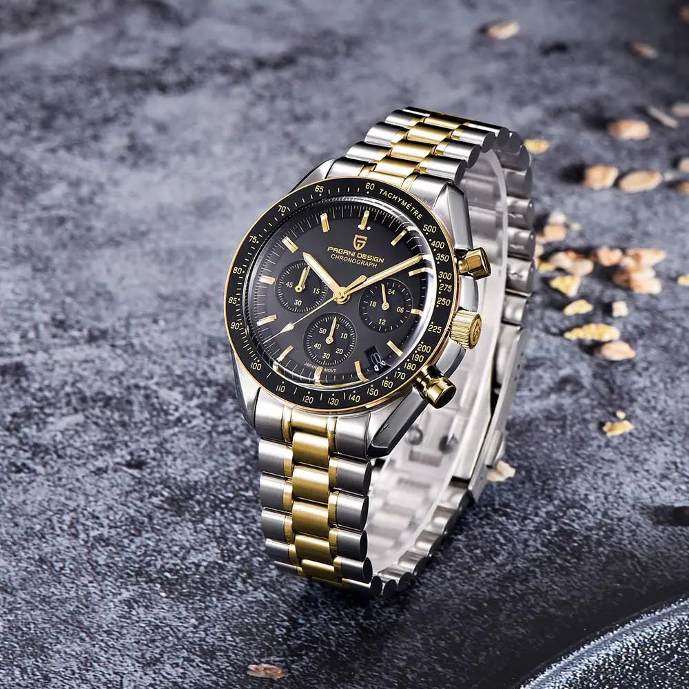 PAGANI DESIGN Moon ST6 luxury automatic men’s Watch, business watch for men, mechanical watch, luminous, sapphire glasses, nylon strap, EU local delivery 2026