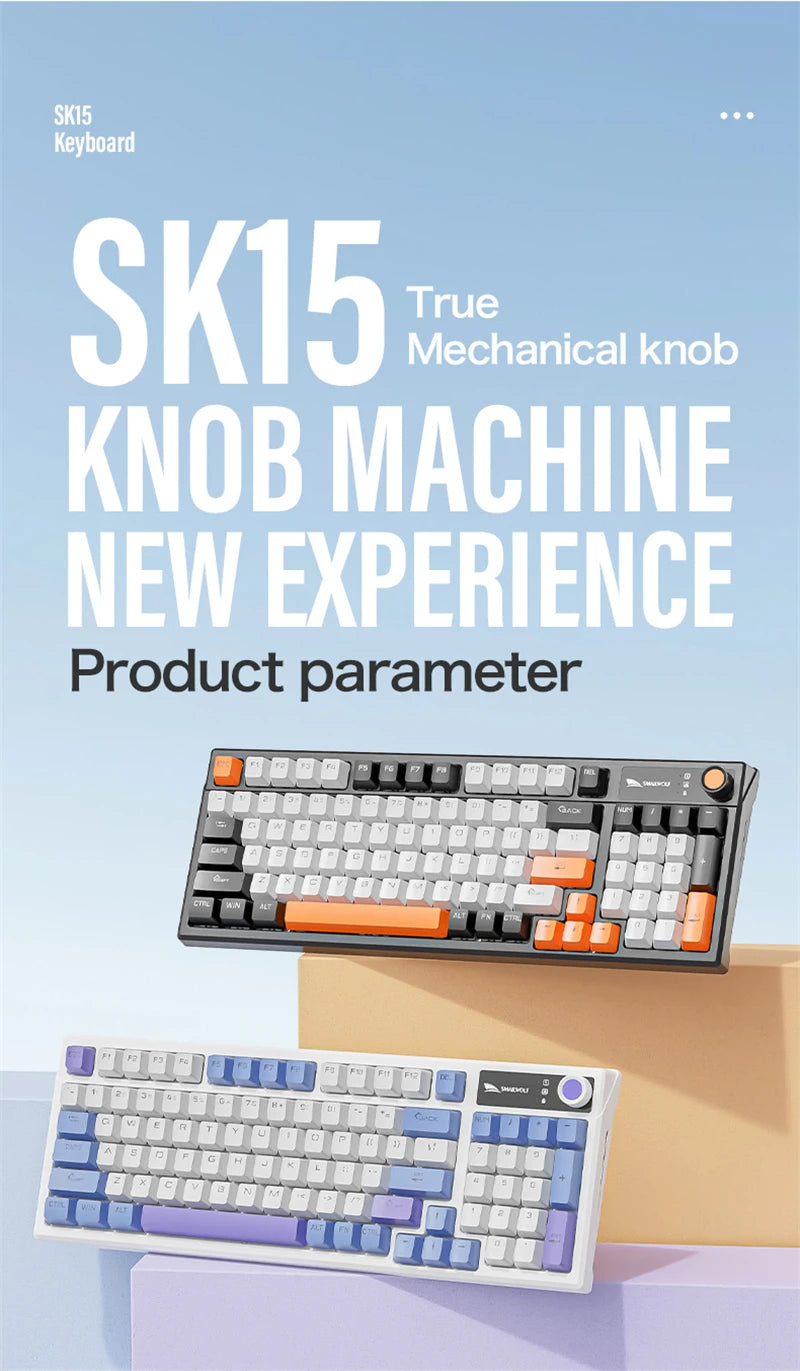 Spanish Mechanical Keyboard Spanish Russian Arabic Korean Thai Gaming Keyboard 95 Key Layout Backlight Type C With Numpad SK15