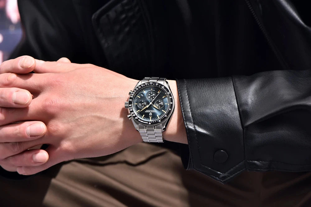 PAGANI DESIGN Moon ST6 luxury automatic men’s Watch, business watch for men, mechanical watch, luminous, sapphire glasses, nylon strap, EU local delivery 2026