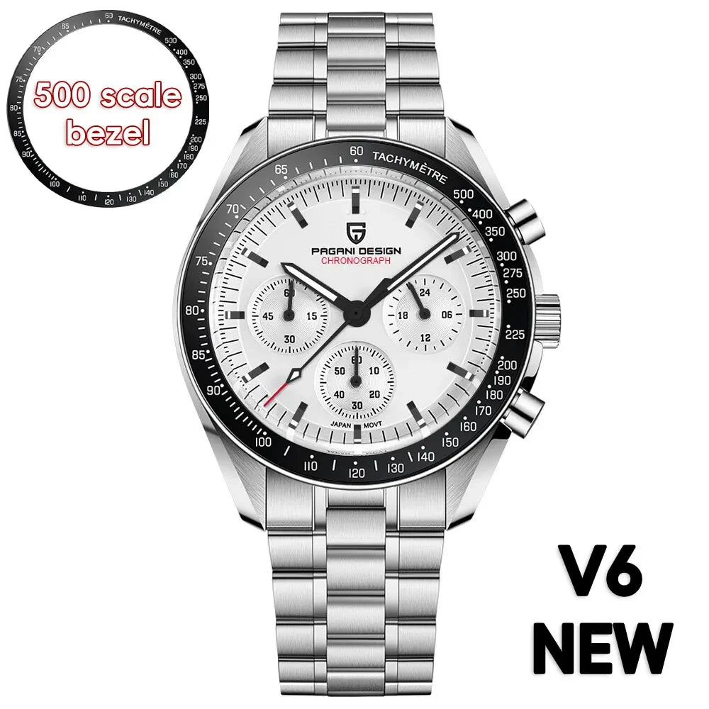 PAGANI DESIGN Moon ST6 luxury automatic men’s Watch, business watch for men, mechanical watch, luminous, sapphire glasses, nylon strap, EU local delivery 2026