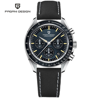 Orologio da uomo PAGANI DESIGN Planetary Series Saturn Light Tan al quarzo, cronografo Speed, vetro zaffiro AR, novità 2026