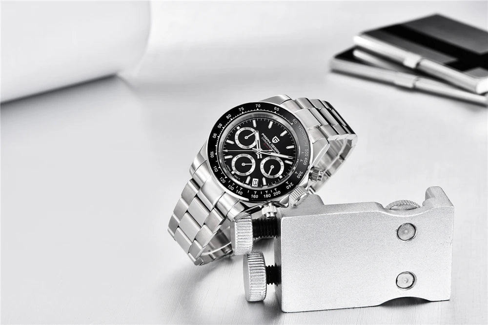 2026 New PAGANI DESIGN Brand Luxury Quartz Watch Sapphire Waterproof Luminous Men watch Japan VK63 Movt All Steel Chronograph