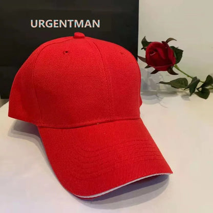 Casquette unisexe décontractée en acrylique, unie, style baseball, ajustable, pour femmes et hommes, casquette hip-hop, streetwear, « dad hat », vente en gros