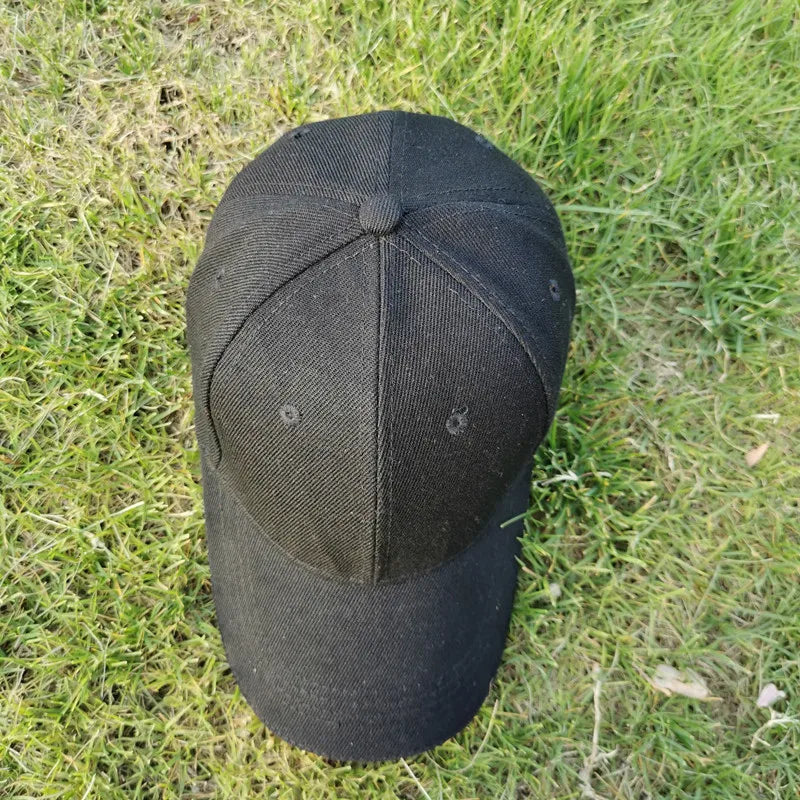 Casquette unisexe décontractée en acrylique, unie, style baseball, ajustable, pour femmes et hommes, casquette hip-hop, streetwear, « dad hat », vente en gros
