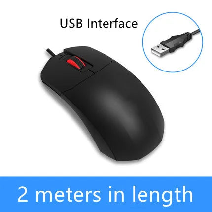 LINDO ZONE kabelgebundene Desktop-Computer-Maus USB PS/2 mit ultralangem Kabel 2M/3M, 200CM/300CM, erweiterte kabelgebundene Notebook-Maus