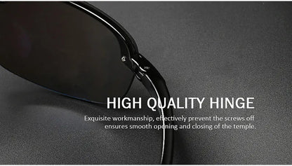 JULI Sports Sunglasses for Men Women TR90 Rimless Frame UV400 Protection for Cycling Running Fishing Baseball Driving 8001