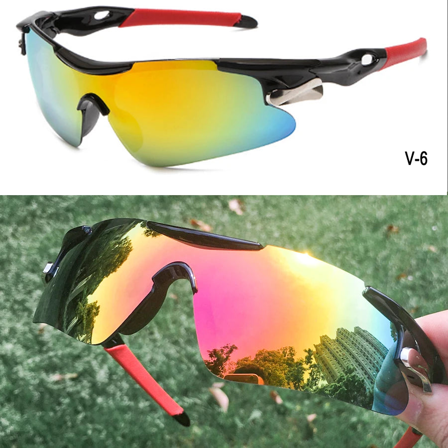 2026 UV400 Outdoor Sport Cycling Sunglasses Windproof Mountain Bike Bicycle Glasses for Men And Women Hiking Running