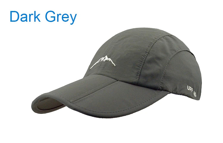 Forår/sommer udendørs sport baseballkasket hurtigtørrende hat unisex vandtæt åndbar kasket sammenfoldelig cykelkasket solbeskyttelse