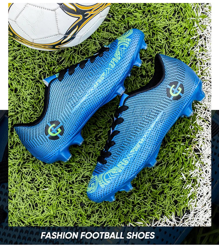WaterMonkey Pánske futbalové topánky pre dospelých s dlhými špikami Futbalové topánky na vonkajšie ihrisko a trávnik AG Cleats Topánky s nízkym zvrškom Tréningové futbalové tenisky