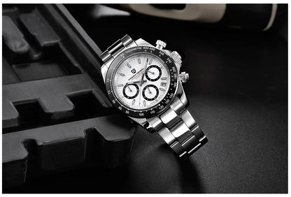 2026 New PAGANI DESIGN Brand Luxury Quartz Watch Sapphire Waterproof Luminous Men watch Japan VK63 Movt All Steel Chronograph