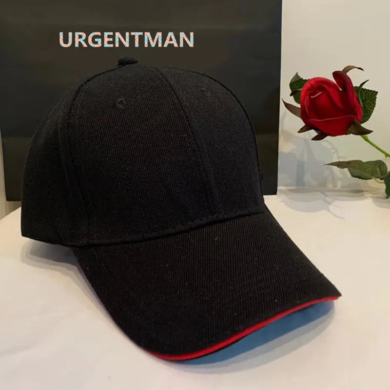 Casquette unisexe décontractée en acrylique, unie, style baseball, ajustable, pour femmes et hommes, casquette hip-hop, streetwear, « dad hat », vente en gros