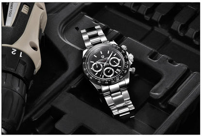 2026 New PAGANI DESIGN Brand Luxury Quartz Watch Sapphire Waterproof Luminous Men watch Japan VK63 Movt All Steel Chronograph