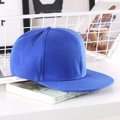 Szilárd hiphop sapka férfiaknak, snapback sapka, női baseball sapkák, állítható, lapos karimájú, sima napellenzős sapkák fiúknak és lányoknak, utcai tánc