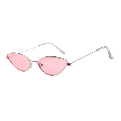 Cute Sexy Cat Eye Sunglasses Women Retro Small Black Red Pink Cateye Sun Glasses Female Vintage Shades For Women Party Glasses