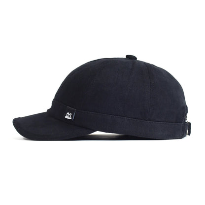 Casquette de baseball vintage à visière courte, en coton, pour homme et femme, casquette « dad hat » souple, ajustable, style « trucker », à profil bas