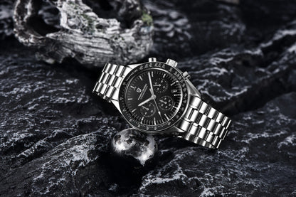 Orologio da uomo PAGANI DESIGN Planetary Series Saturn Light Tan al quarzo, cronografo Speed, vetro zaffiro AR, novità 2026