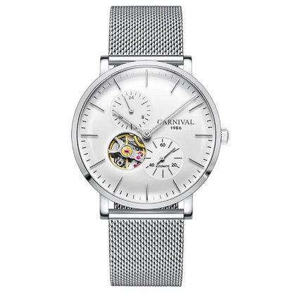 Carnival Men’s Mechanical Watch – Luxury automatic wristwatch with sapphire crystal