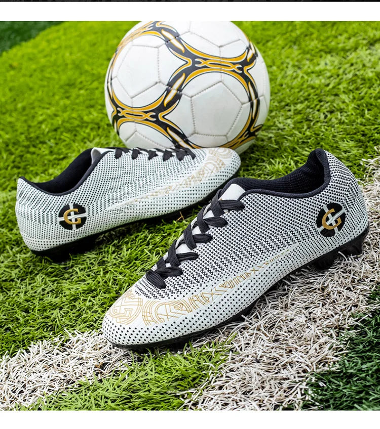 WaterMonkey Pánske futbalové topánky pre dospelých s dlhými špikami Futbalové topánky na vonkajšie ihrisko a trávnik AG Cleats Topánky s nízkym zvrškom Tréningové futbalové tenisky