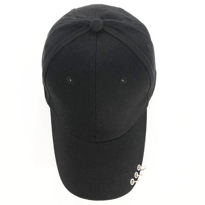 Állítható baseball sapka gyűrűvel, szabadtéri sportokhoz, napvédő, nőknek és férfiaknak, divatos snapback sapka