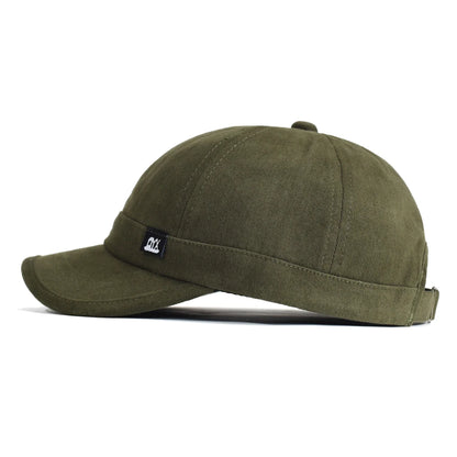 Casquette de baseball vintage à visière courte, en coton, pour homme et femme, casquette « dad hat » souple, ajustable, style « trucker », à profil bas
