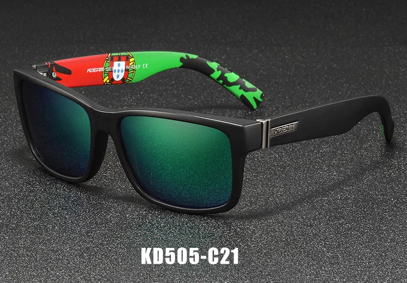 KDEAM Revamp – pánské sportovní sluneční brýle, polarizované, v zářivých barvách, outdoorové, na řízení, fotochromatické, s krabičkou